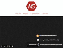 Tablet Screenshot of maximegirou.com